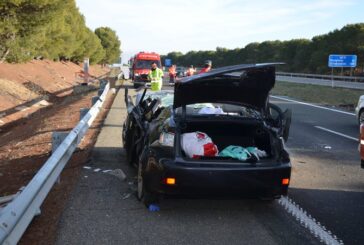 Un joven muerto y otro herido tras una colisión en Castejón