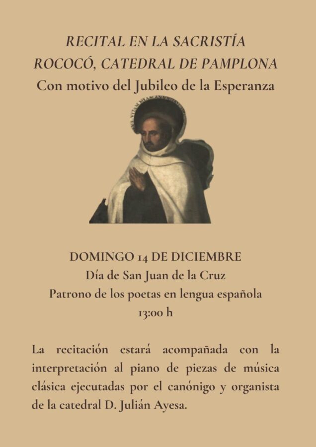 Este 14 poesía y música en la catedral de Pamplona