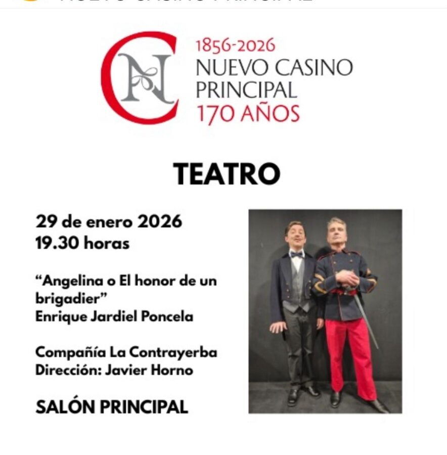 Jueves, teatro de Jardiel Poncela en el Nuevo Casino Principal