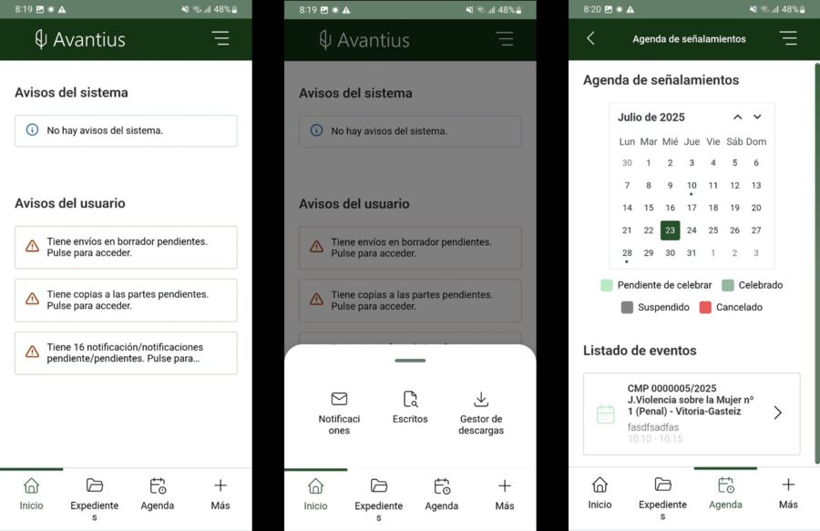 El Gobierno de Navarra adapta su sede judicial electrónica del sistema AVANTIUS (PSP) para su uso en dispositivos móviles