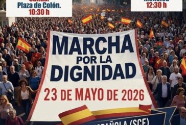 Sociedad Civil Española organiza la Marcha por la Dignidad el 23 de mayo para exiger la dimisión de Sánchez