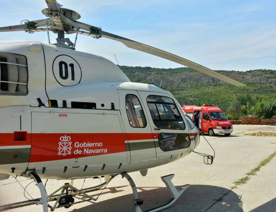 UPN denuncia que Navarra vuelve a quedarse sin helicóptero medicalizado