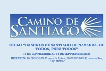 La VI edición del ciclo Caminos de Santiago en Navarra con actividades en 8 localidades jacobeas