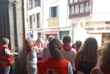 Siete menores atendidos y dos traslados a centro de urgencias durante el Chupinazo Chiqui de Sanfermines