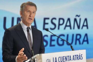Feijóo activa la cuenta atrás para el cambio y promete una “limpieza a fondo” tras el Gobierno del “señor X” de la corrupción
