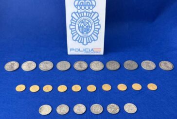 Detenido un matrimonio que se apropió indebidamente de monedas de oro de Isabel II