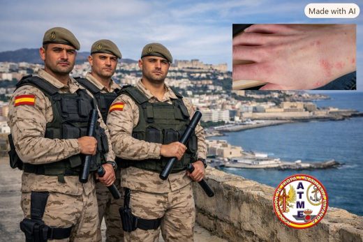 ATME muestra su preocupación por la nota del Ejército de Tierra sobre los casos de sarna en Ceuta