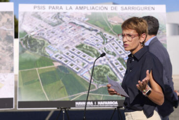 Chivite presenta las líneas maestras de la ampliación de Sarriguren