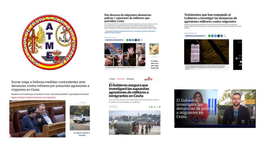 ATME denuncia la difusión de acusaciones sin pruebas contra militares desplegados en Ceuta