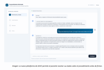 La Inteligencia Artificial llega al consentimiento informado para resolver las dudas de los pacientes antes de una operación