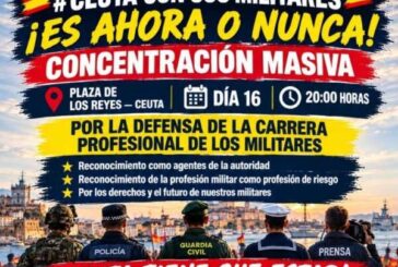 Convocatoria masiva de ATME en Ceuta en apoyo a las Fuerzas Armadas: 