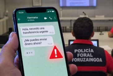La Policía Foral alerta sobre una campaña de estafas de whatsapp utilizando cuentas reales de contactos de las víctimas