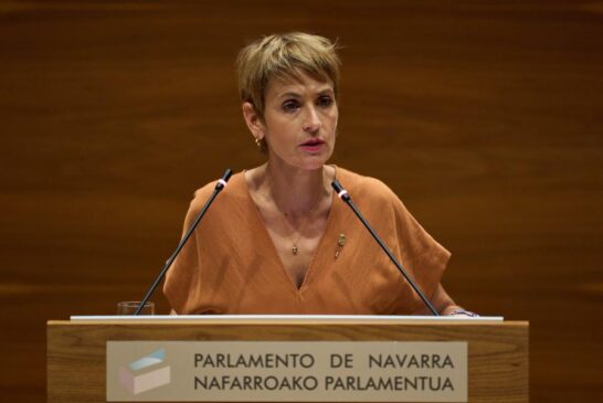 Debate del Estado de la Comunidad Foral: Chivite destaca el crecimiento económico y el refuerzo de los servicios públicos