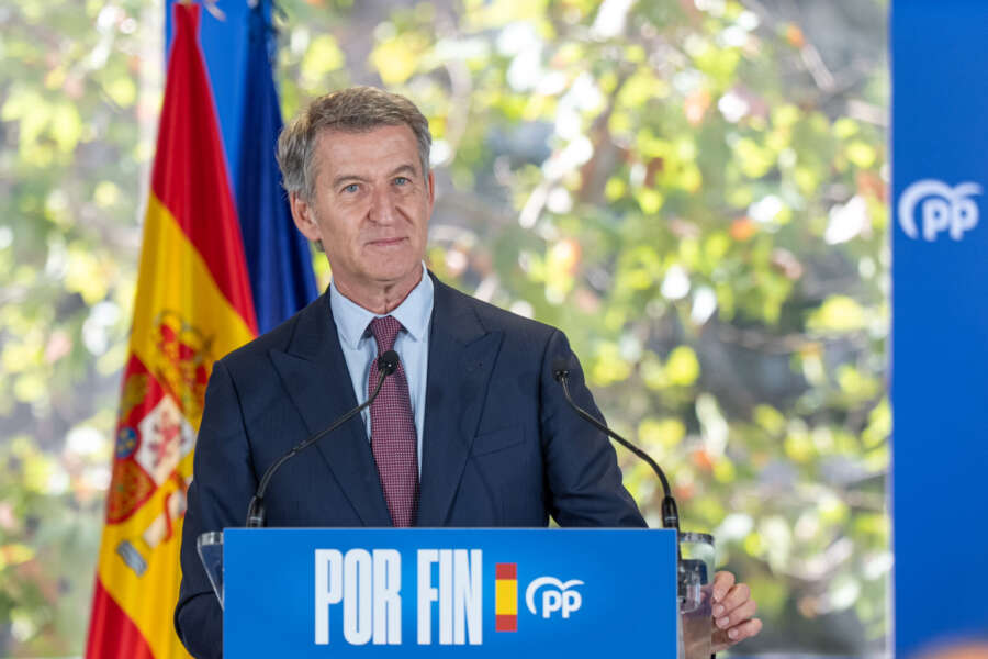 Feijóo garantiza el sistema público de pensiones y su revalorización con el IPC: “El desahucio más importante de España es el de Pedro Sánchez”