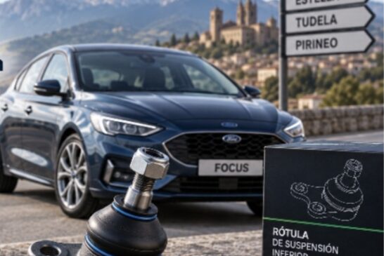 Ford Focus en Navarra: cuando una rótula de suspensión empieza a avisar