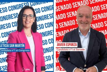 UPN designa a Leticia San Martín y Javier Esparza para el Congreso y Senado dentro de la coalición con PP